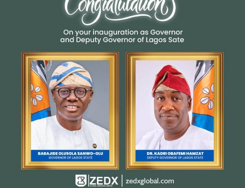 Congratulations to Governor Babajide Sanwo-Olu